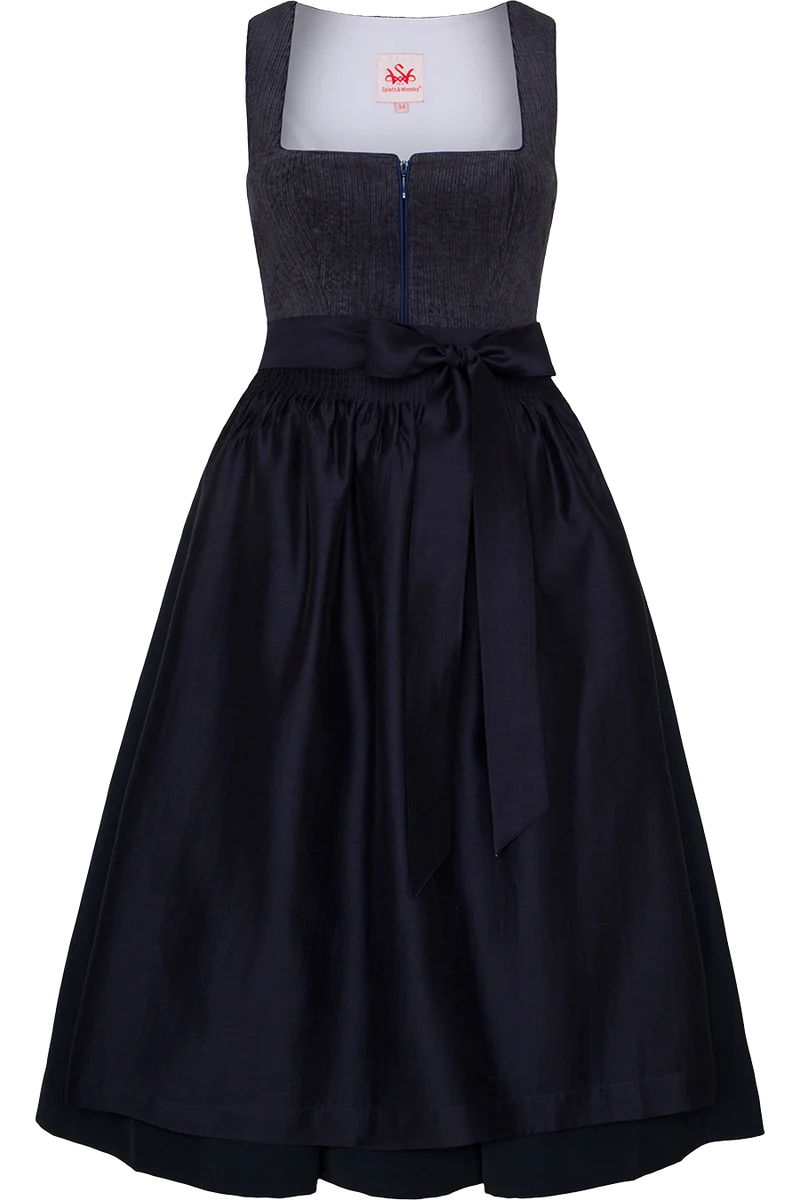 Mididirndl mit Cord