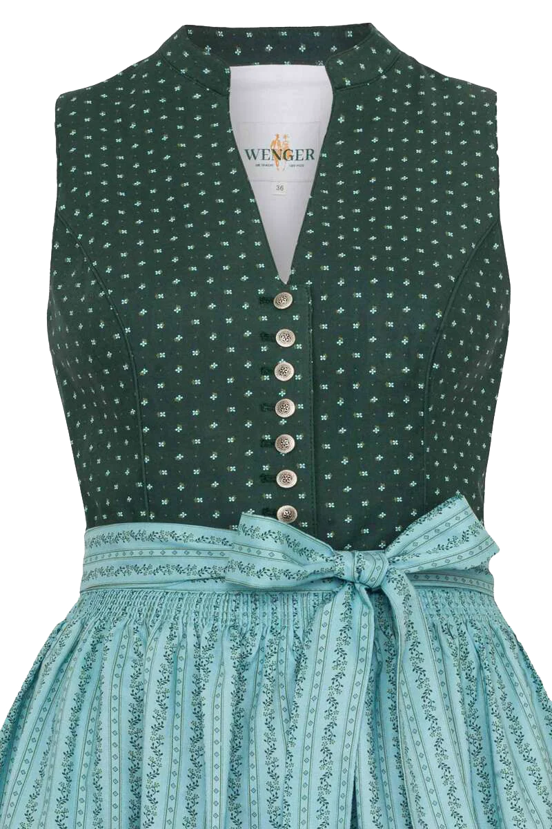 Midi-Waschdirndl hochgeschlossen