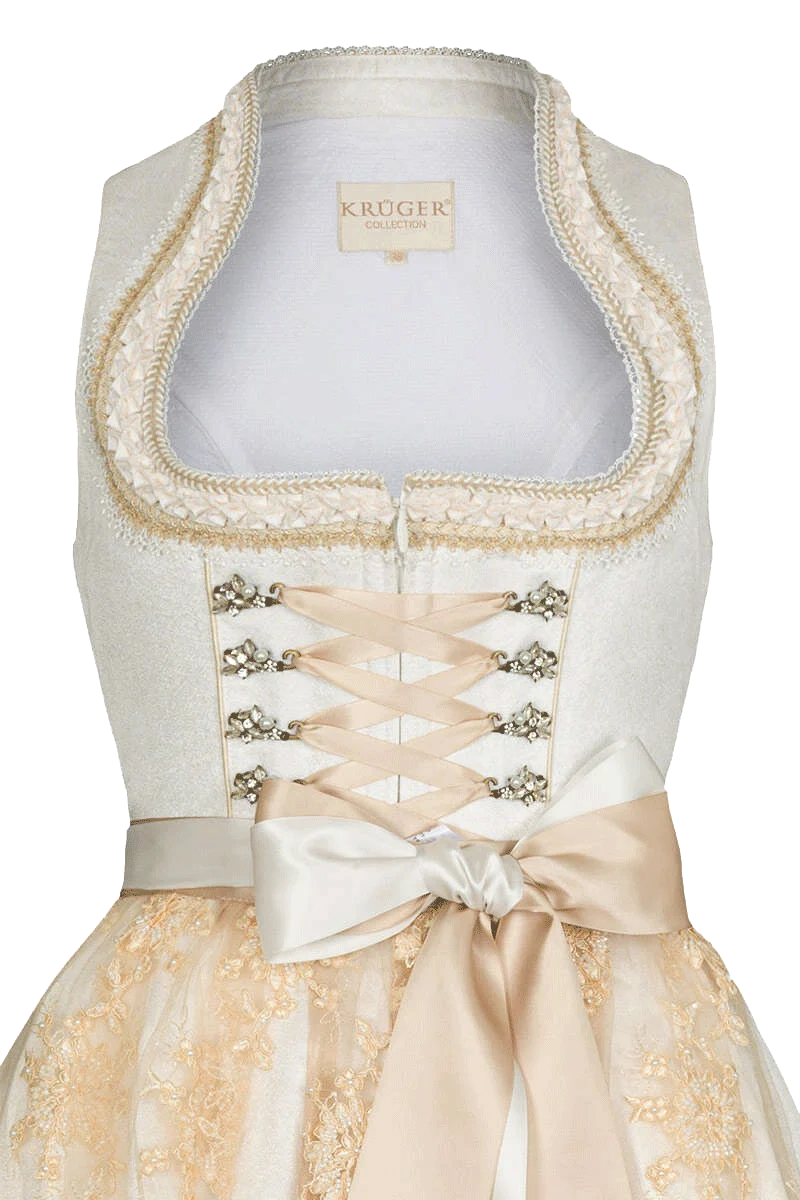 Hochzeitsdirndl Brautdirndl mit Schößchen