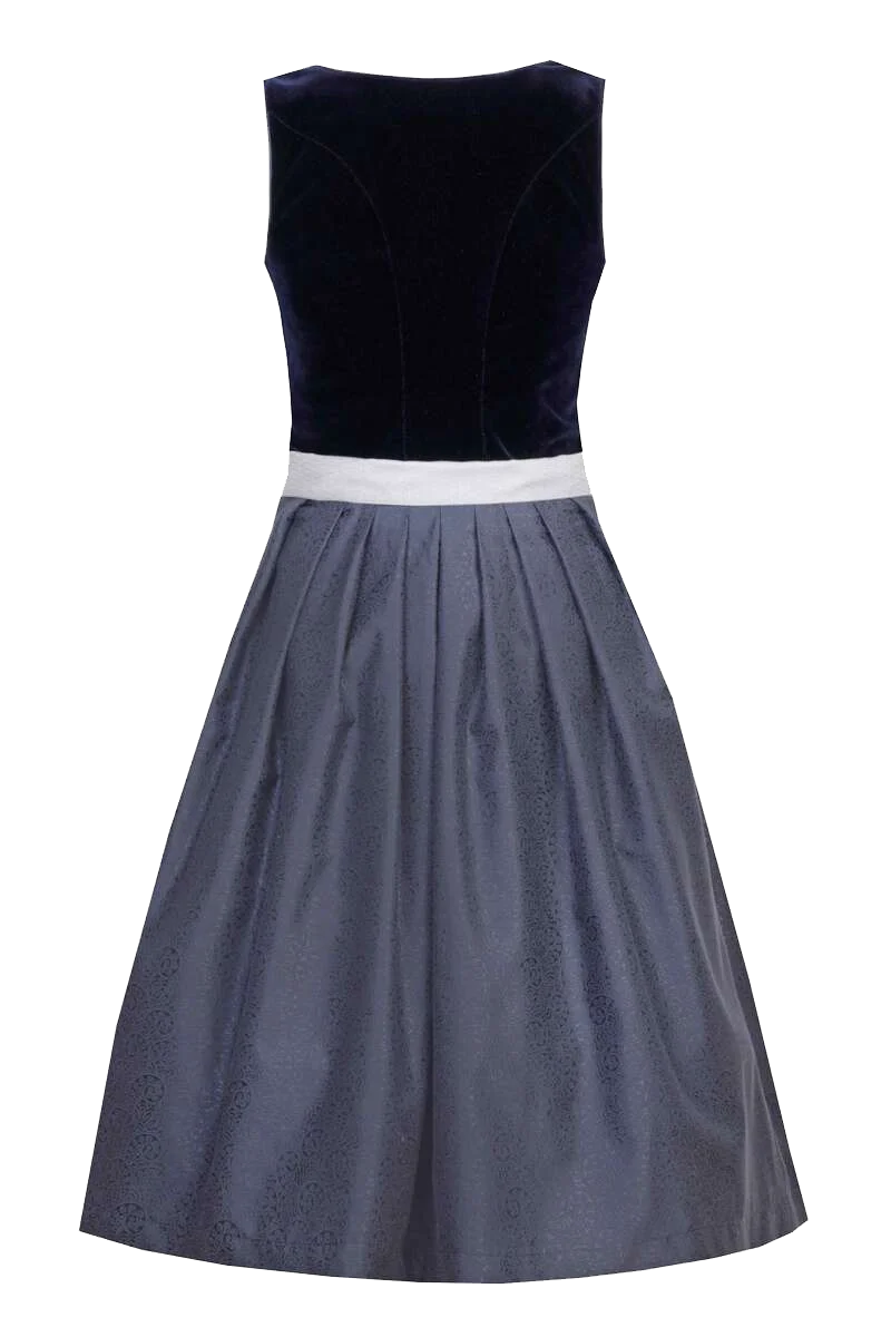 Midi Samtdirndl deep ocean