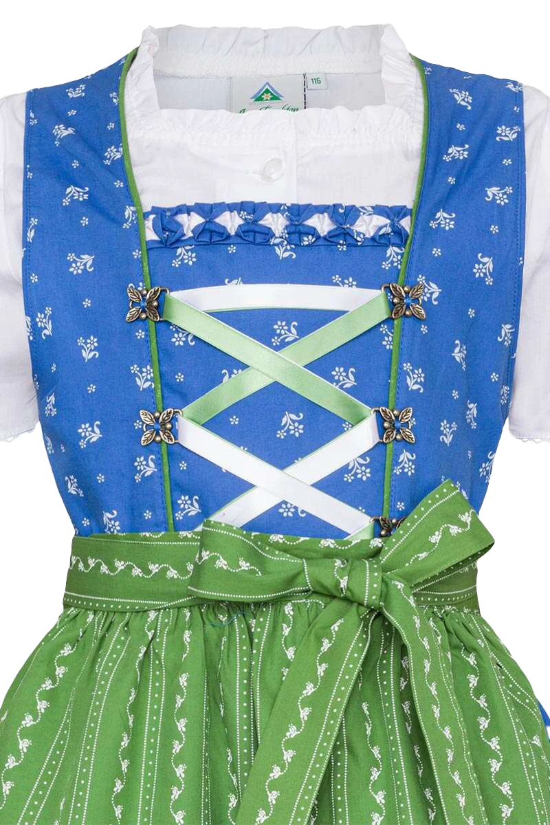 Kinder- und Teeniedirndl mit Bluse