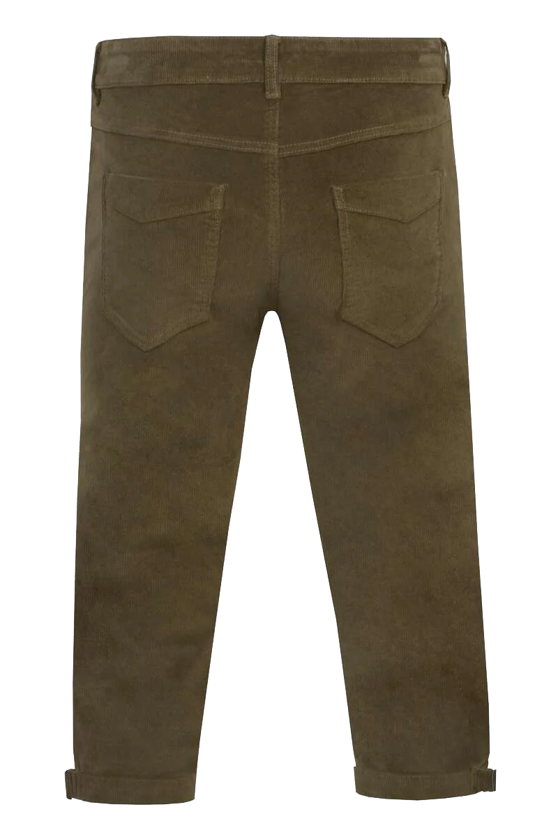 Herren Trachten Kniebundhose aus weichem Cordmaterial