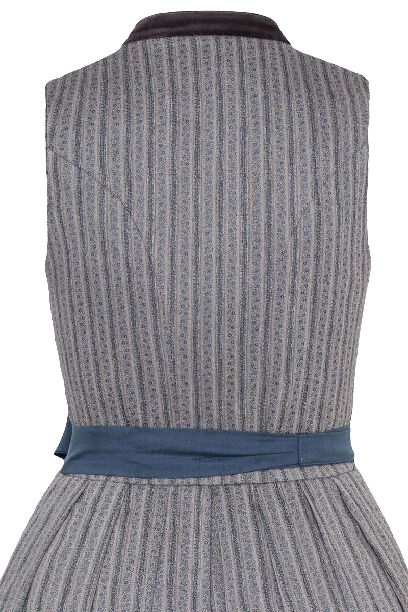 Midi-Dirndl hochgeschlossen