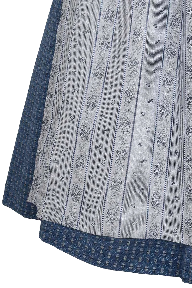 Midi Dirndl mit Broschenschürze