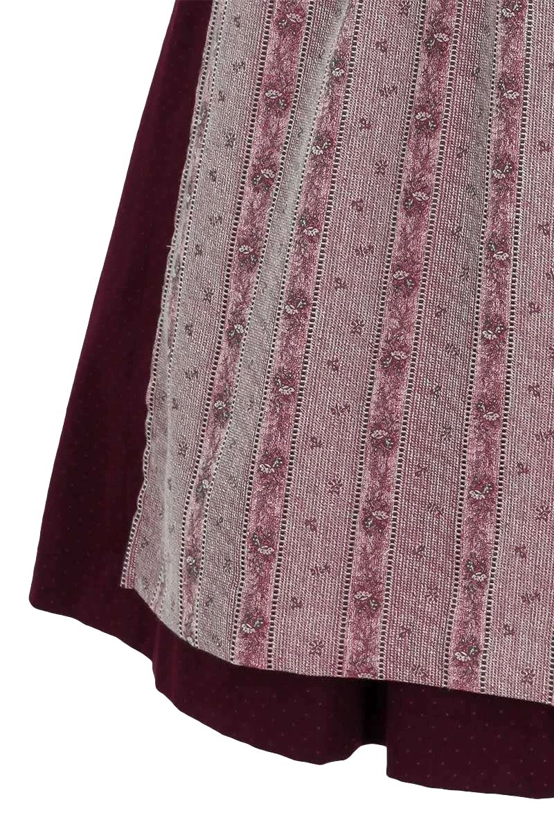 Midi Dirndl hochgeschlossen
