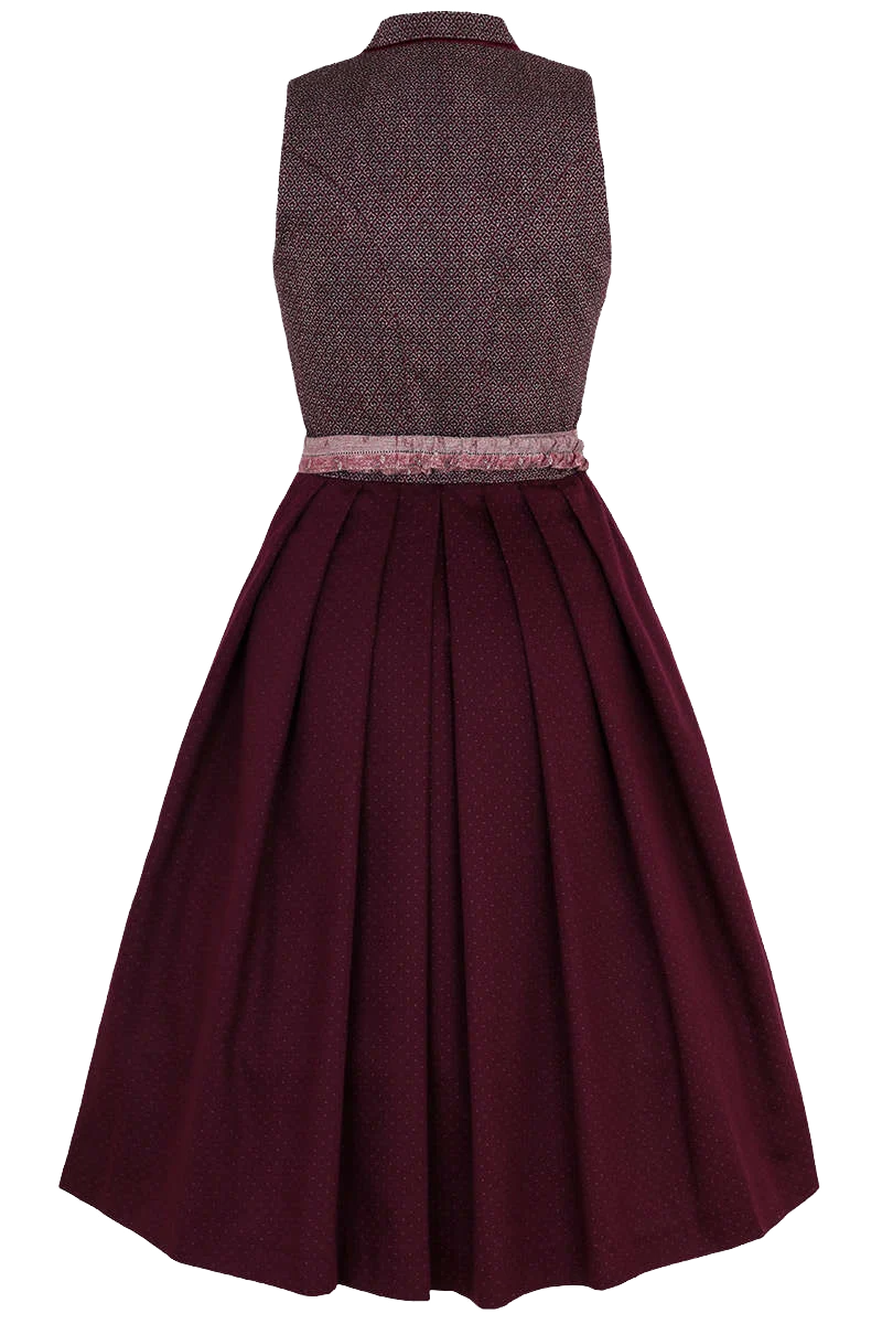 Midi Dirndl hochgeschlossen