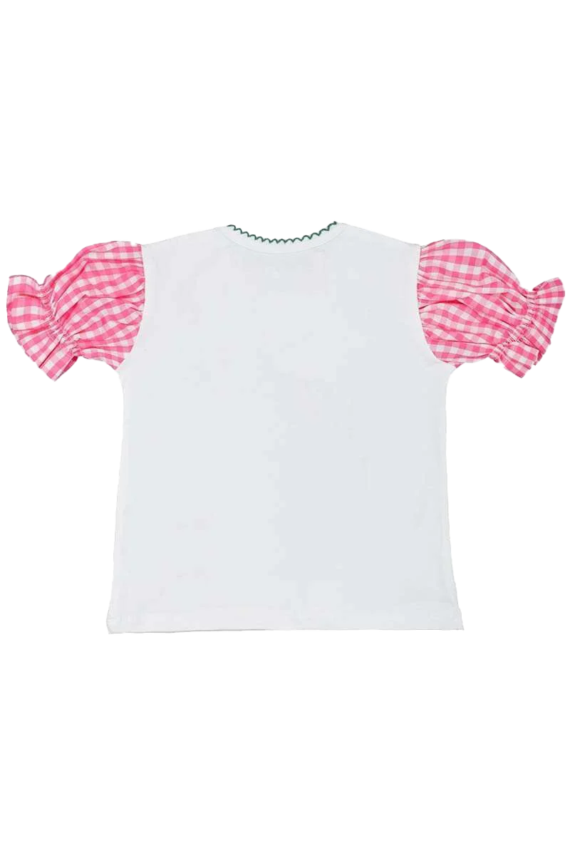 Mädchen T-Shirt im Lederhosenlook 'Alpenmadl'