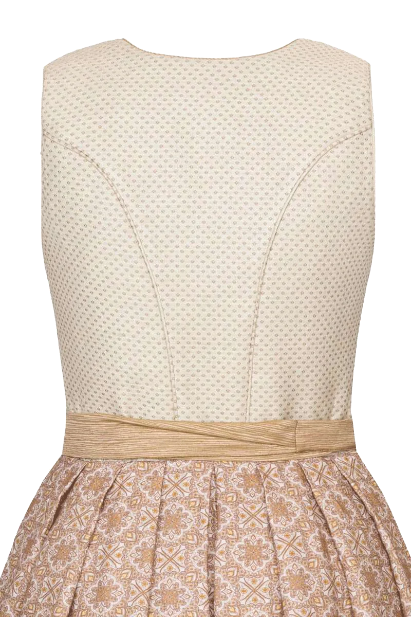 Dirndl lang gemusterter Rock