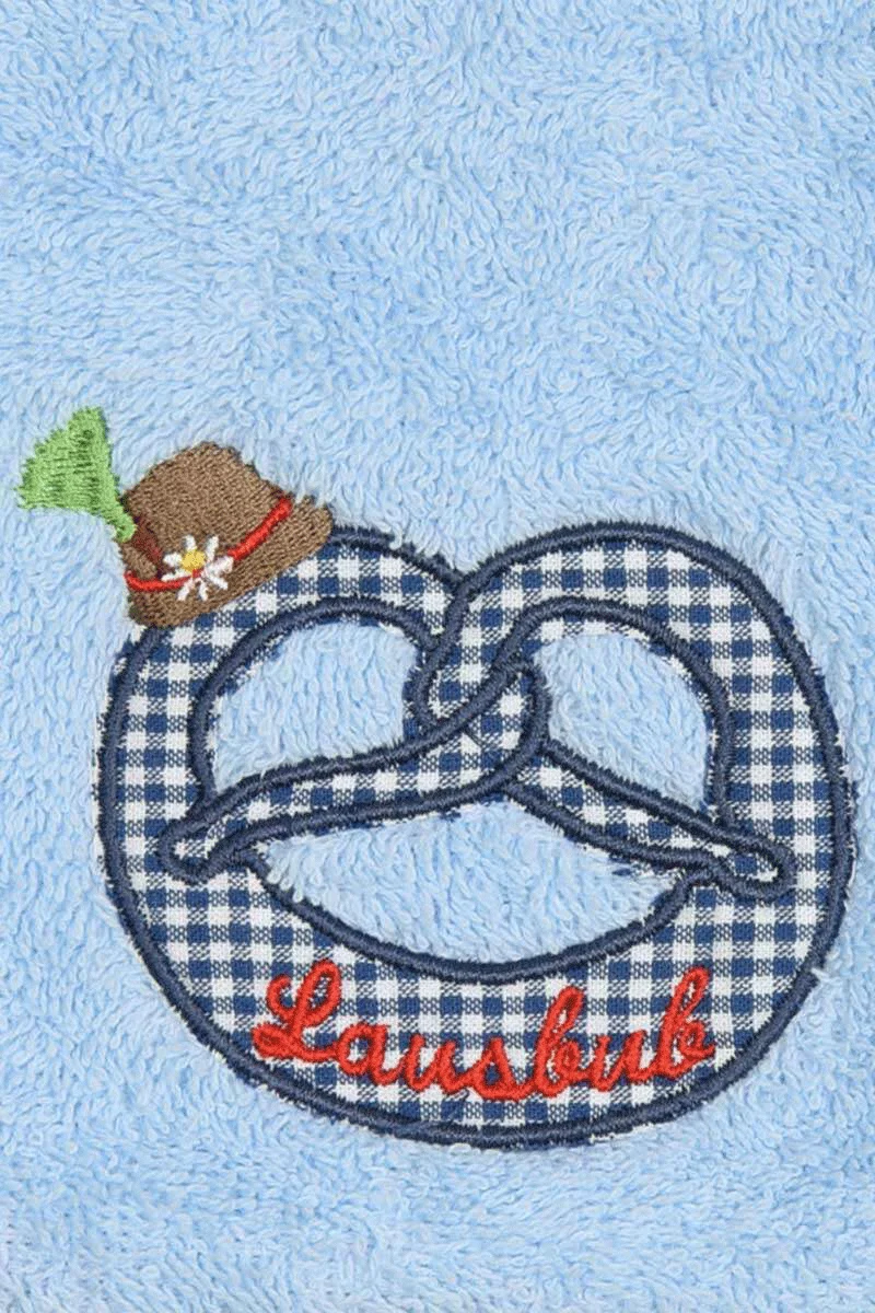Baby Waschhandschuh Brezel mit Tirolerhut