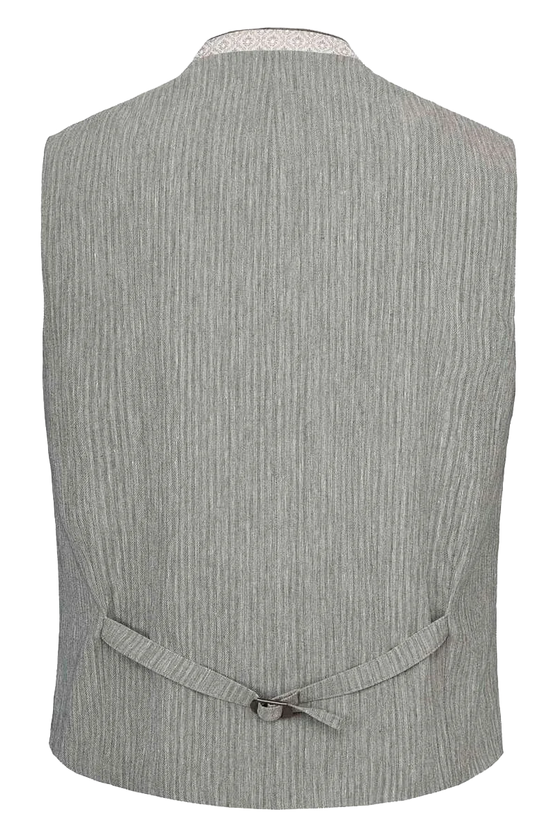 Herrenweste Slim-Fit Stretchrücken