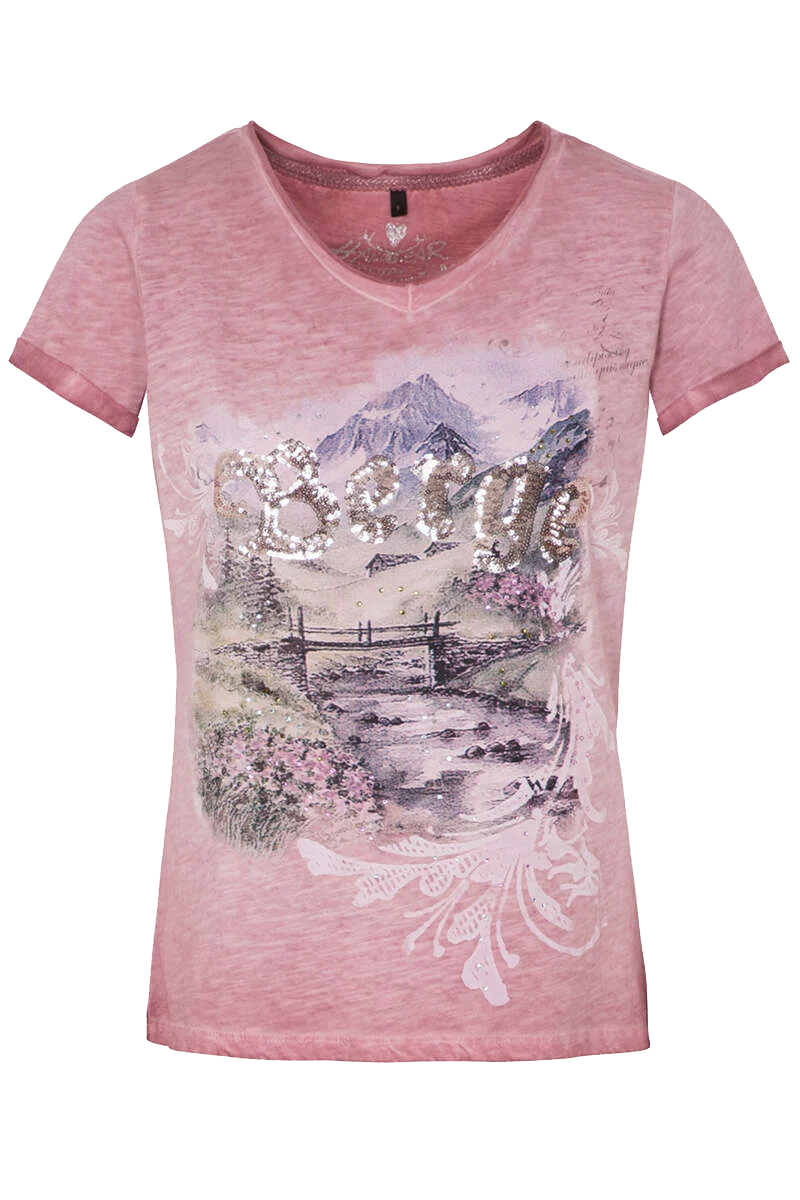 Damen T-Shirt 'Berge'