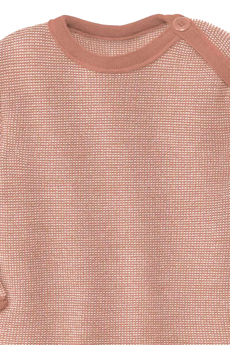 BABY Melange-Pullover Bio-Schurwolle GOTS