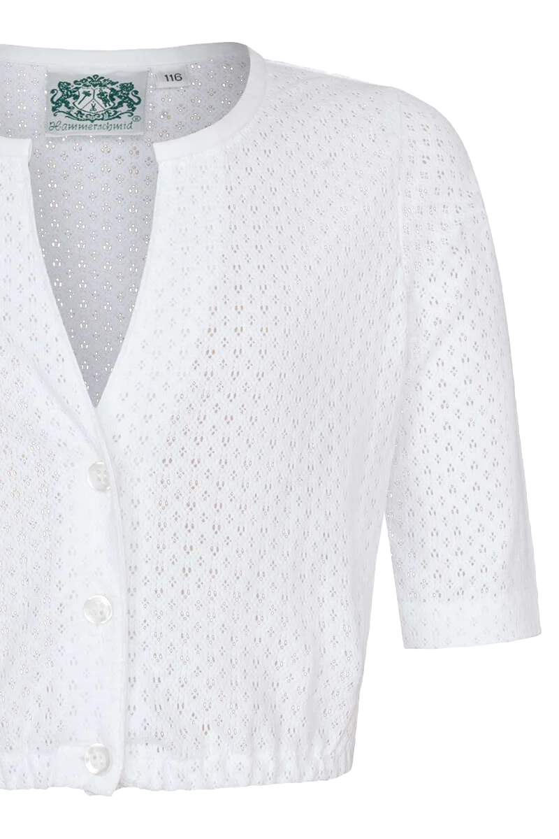 Kinder Dirndlbluse mit halblangen Ärmeln