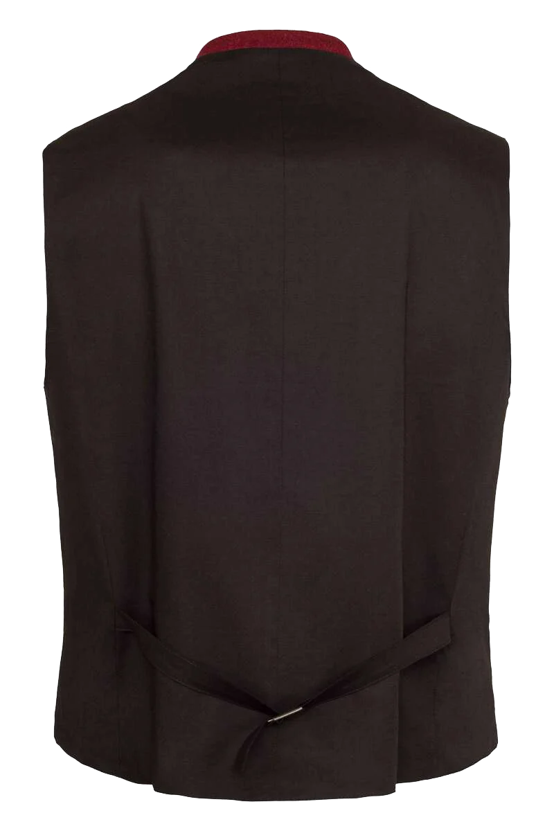 Herren Trachtenweste Stretchrücken Slim Fit