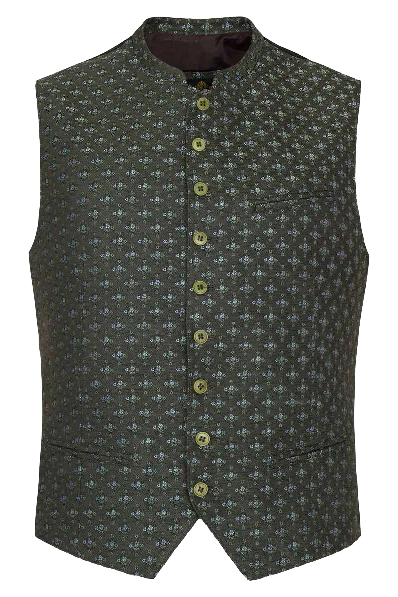 Herren Trachtenweste Slim-Fit
