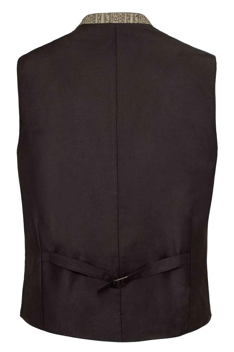 Herren Trachtenweste Slim Fit gemustert