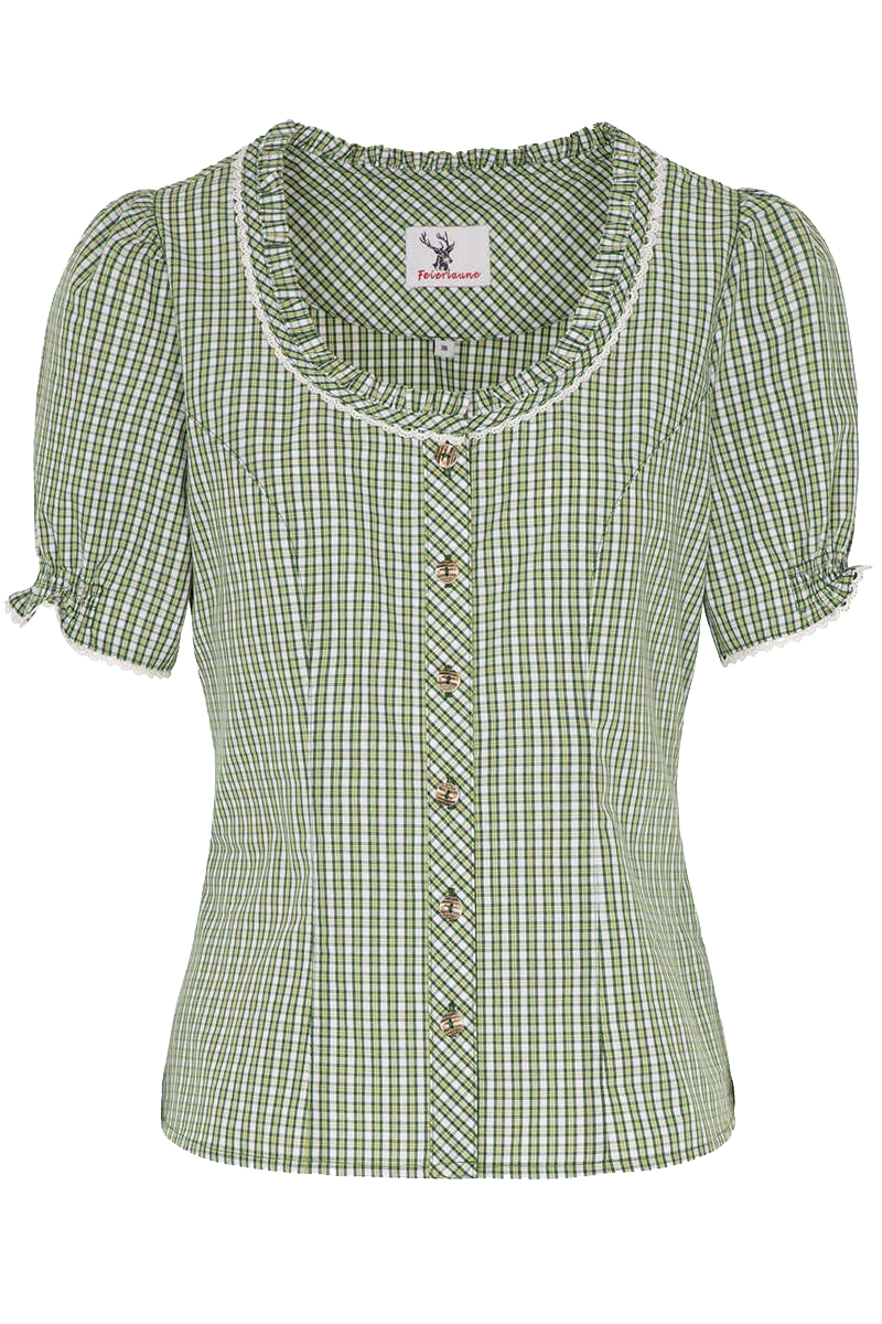 Trachten Miederbluse kariert
