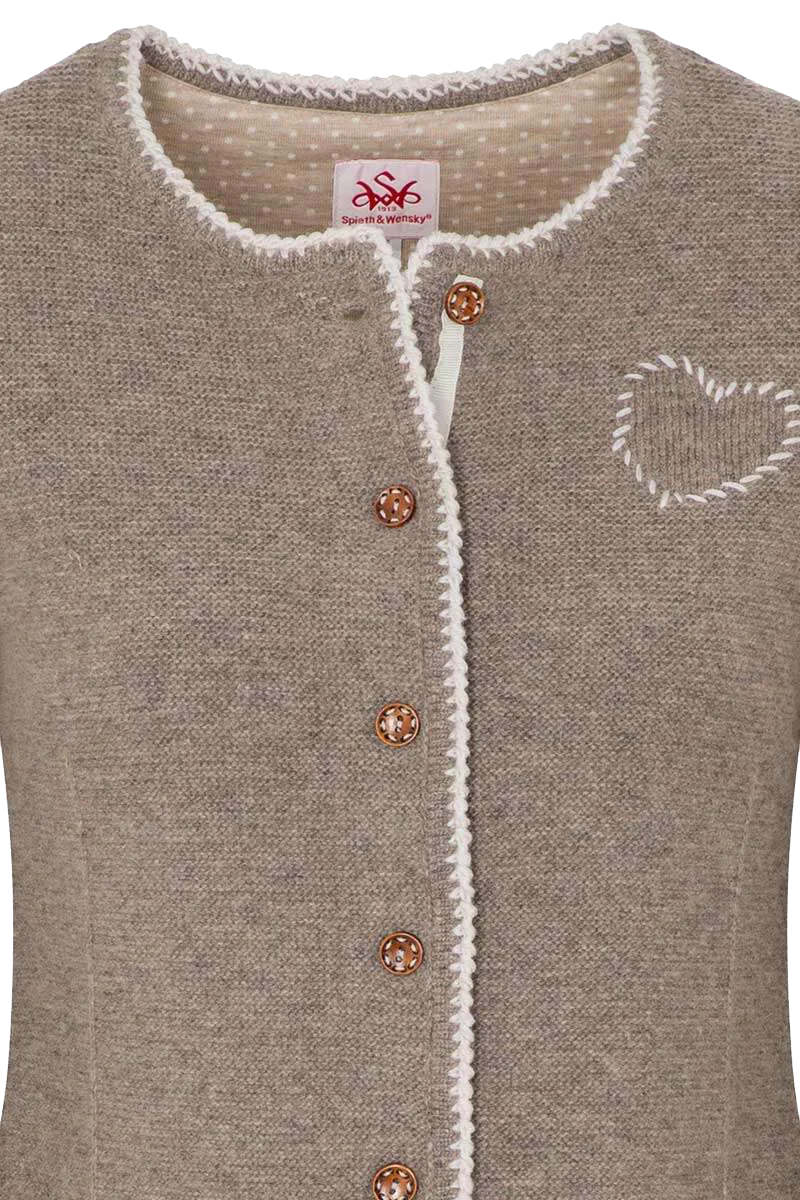 Damen Strickjacke lang