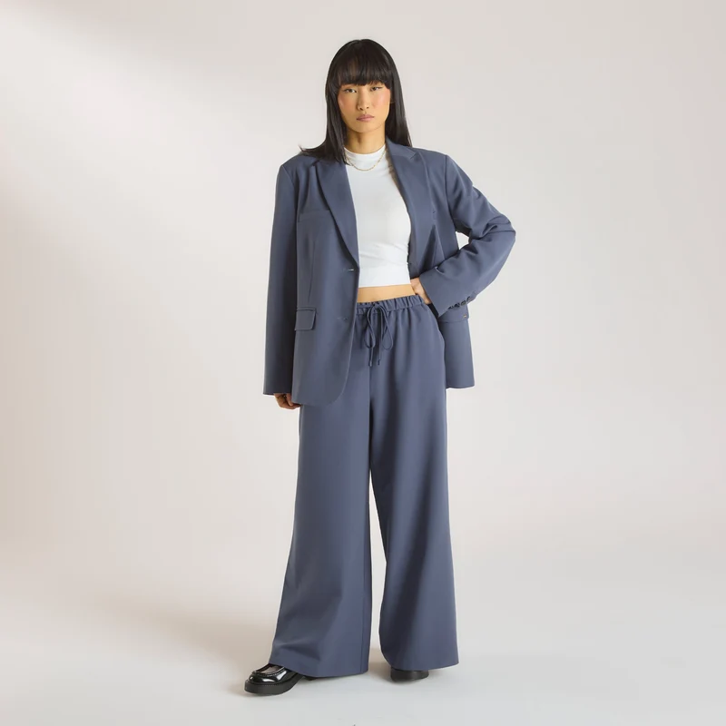 Lockere Tailored-Hose - Blau