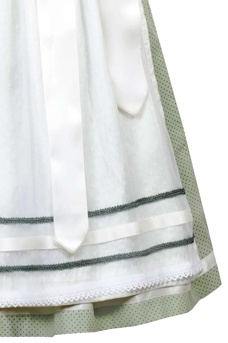 Mini-Dirndl mit Froschgoscherl-Rüschen