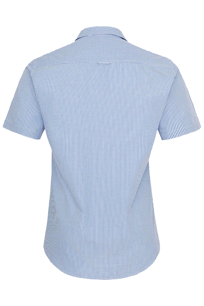 Trachtenhemd Kurzarm Slim Fit kariert