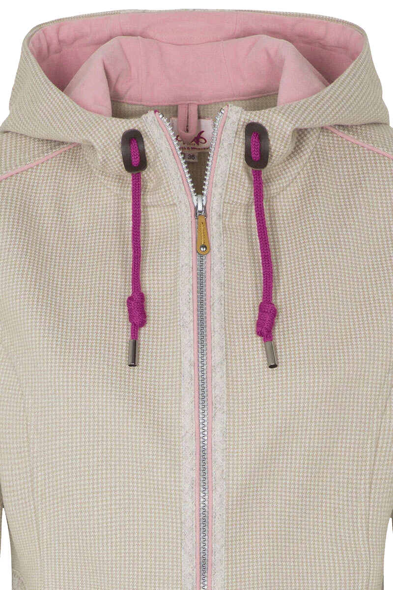 Damen Outdoorjacke mit Reißverschluss und Kapuze