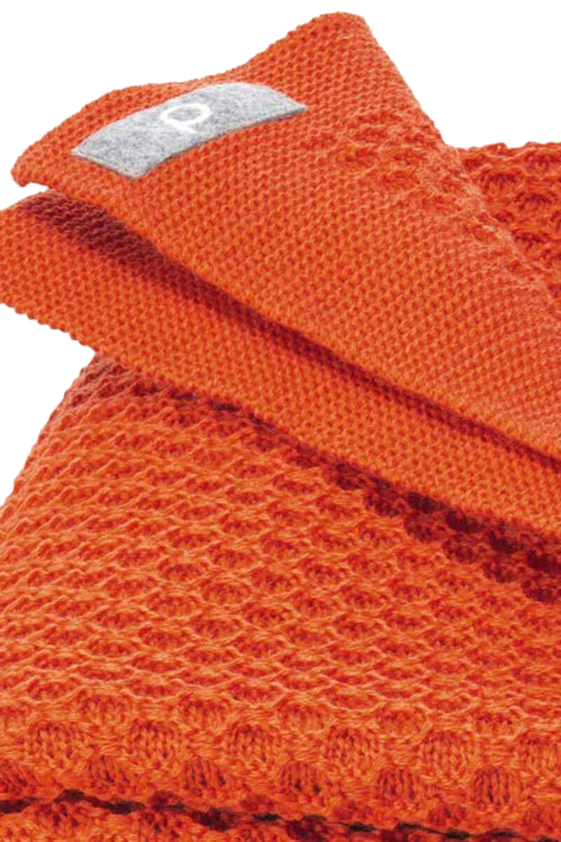 Baby Waben-Strickdecke Bio-Schurwolle GOTS