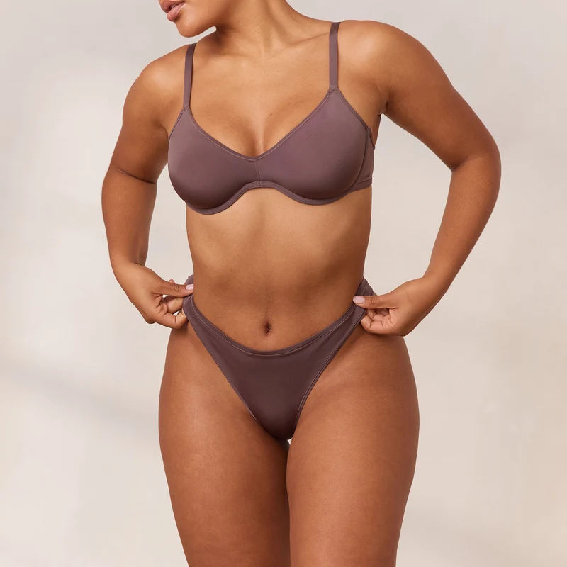 Barely There Plunge BH - Blaubeere