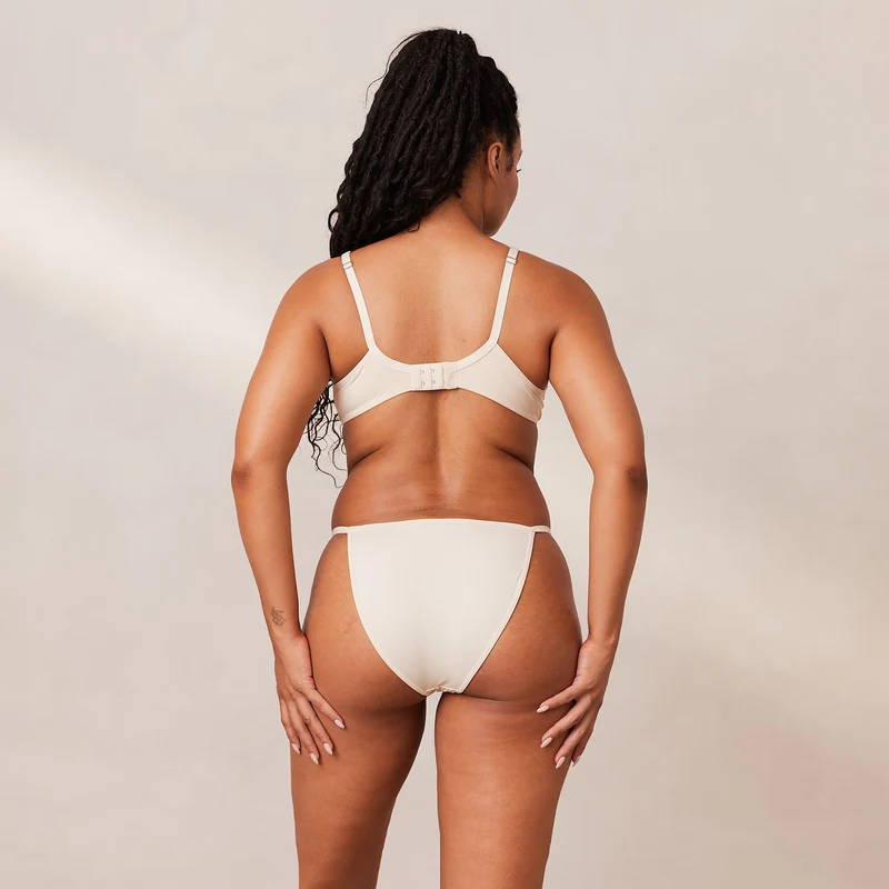 Classic Plunge T-shirt BH - Milchkaffee