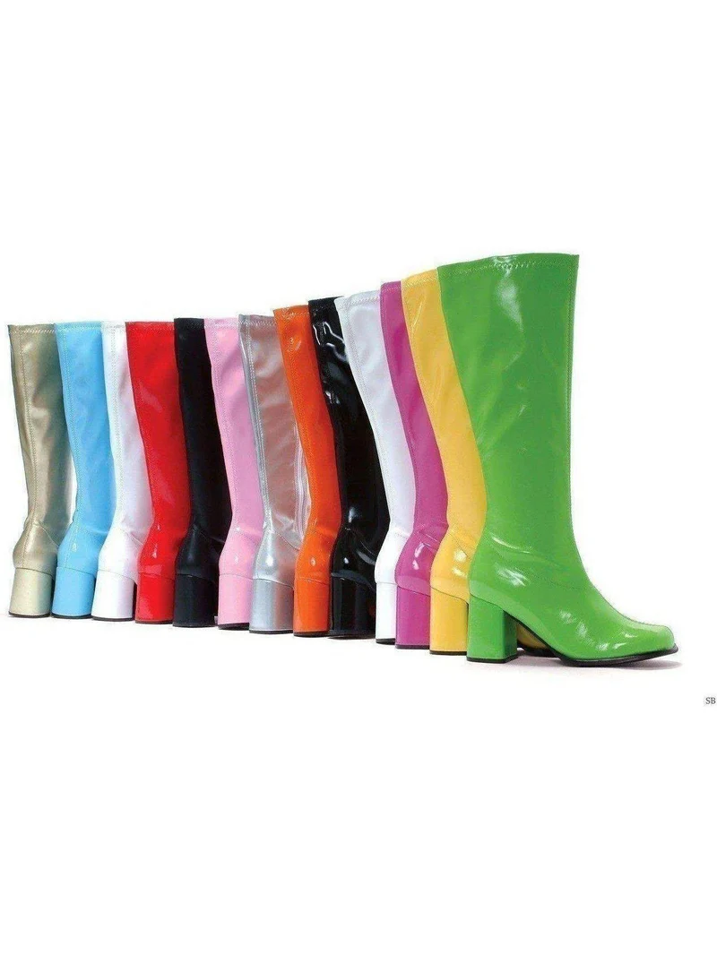 Gogo-Stiefel in Übergröße, 3 cm, mit Reißverschluss von Ellie Shoes, erhältlich in den Größen 13 und 14 – stilvoll und vielseitig