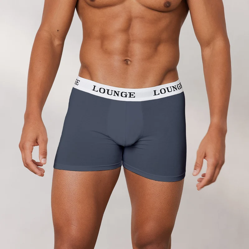 Everyday Herren-Boxer (3er Paket) - Geräuchertes Blau