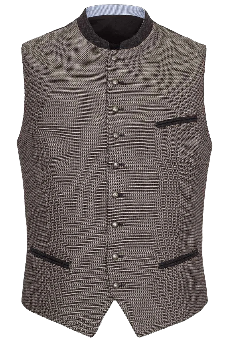 Herren Stretch-Trachtenweste Slim-Fit