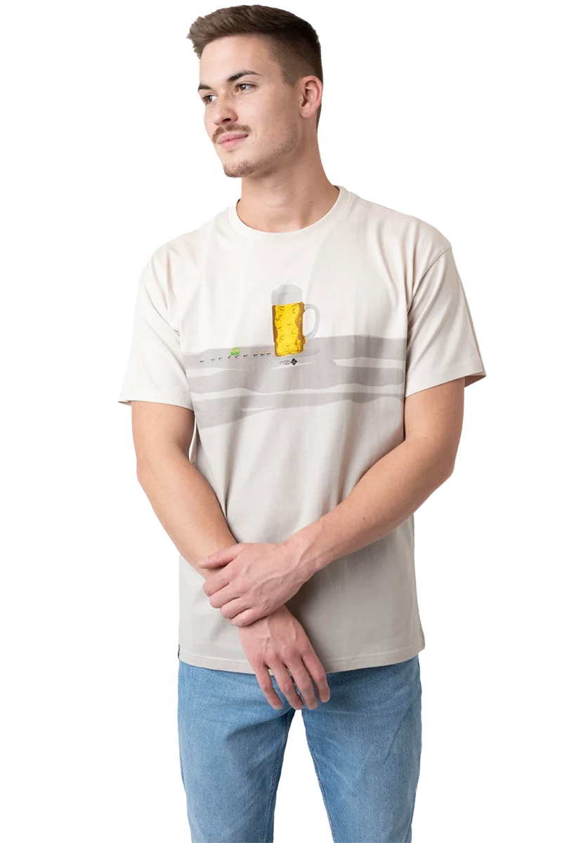 Herren Trachtenshirt Helles Bier