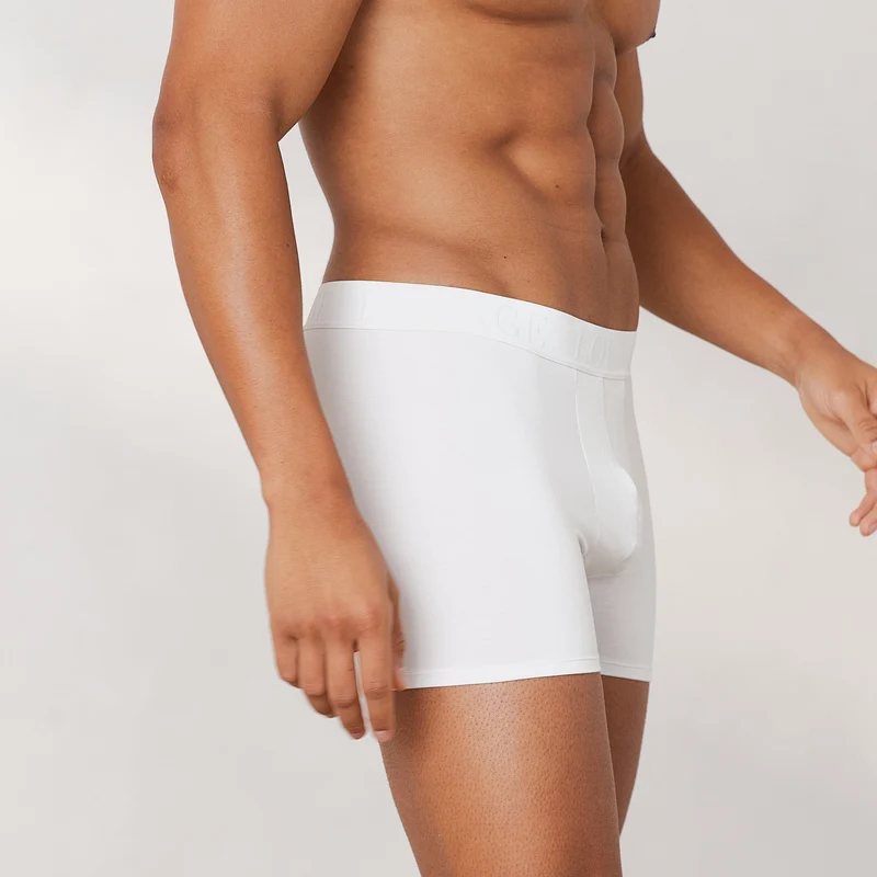 Luxe Herren-Boxer (3er Paket) - Weiß