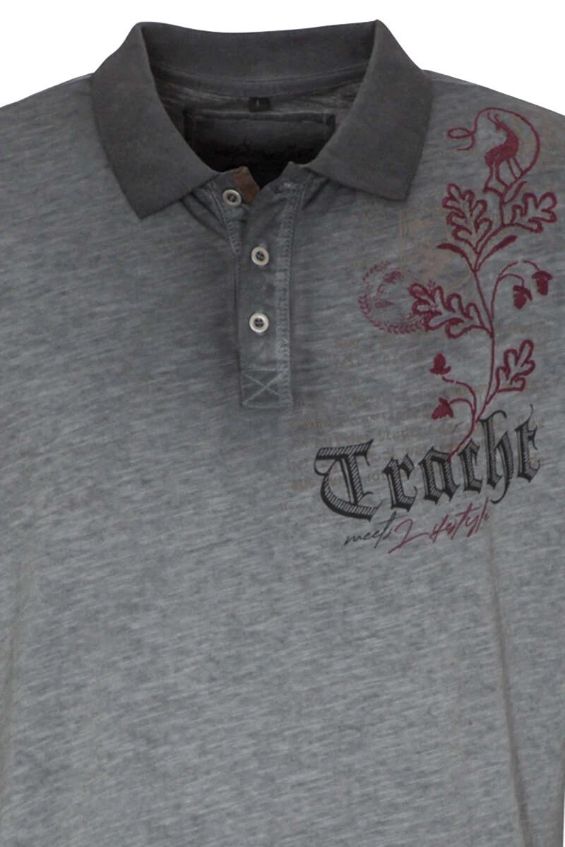 Herren Polo-Shirt 'Tracht meets Lifestyle'