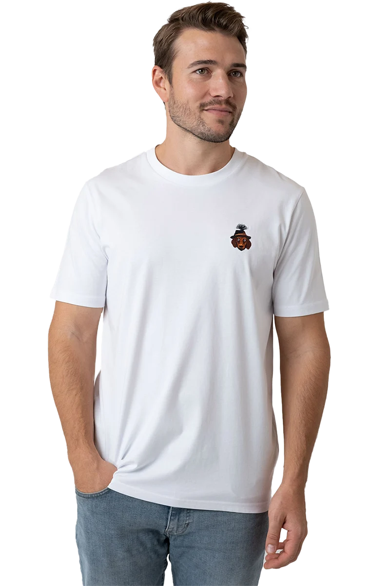 Herren T-Shirt mit Dackel 'Monsieur Waldi'
