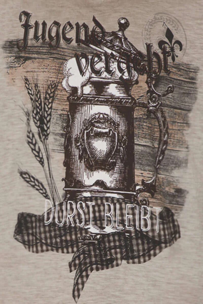 Herren T-Shirt Maßkrug Bier