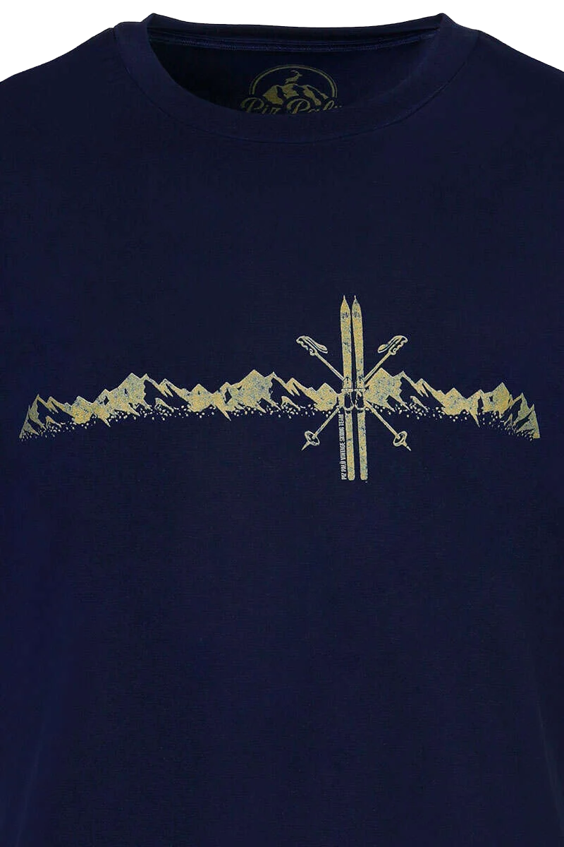 Herren Longsleeve ´Ski in den Bergen`