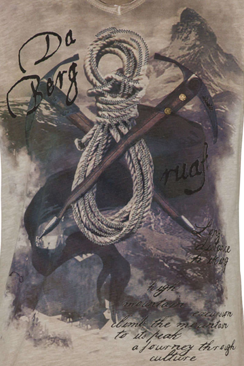 Herren T-Shirt 'Da Berg ruaft'