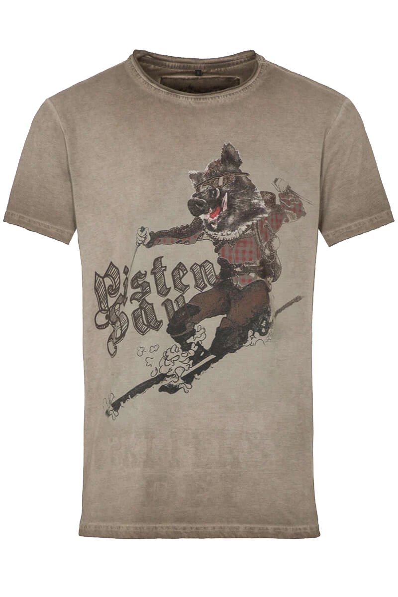 Herren T-Shirt 'PISTENSAU'
