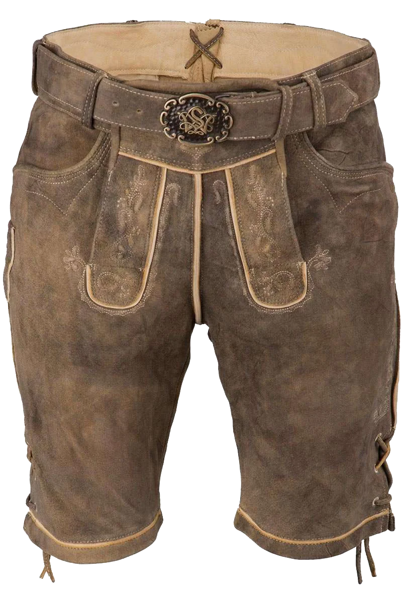 Herren Lederhose Kurz