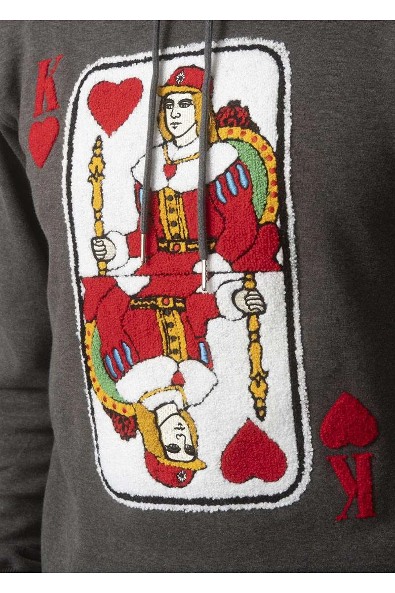 Herren Kapuzenpullover Herz