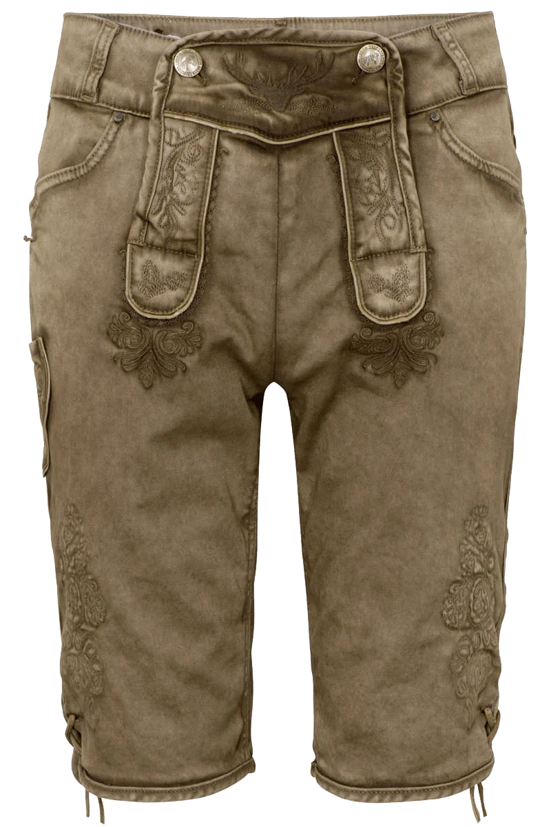 Herren Jeans 'Lederhose' kurz
