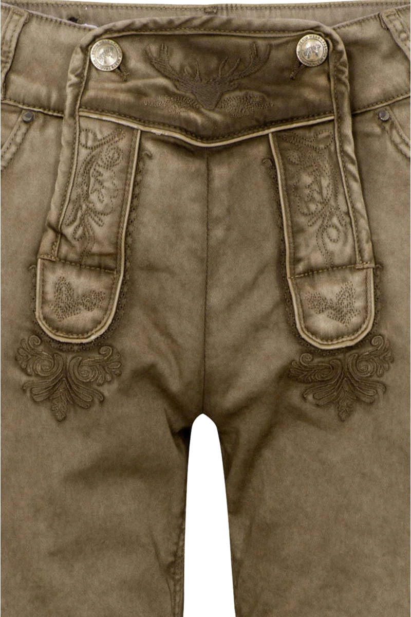 Herren Jeans 'Lederhose' kurz