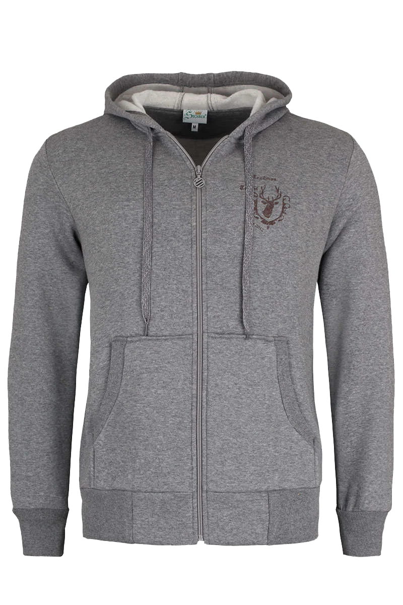 Herren Kapuzen Sweatjacke 'Tradition Tracht'