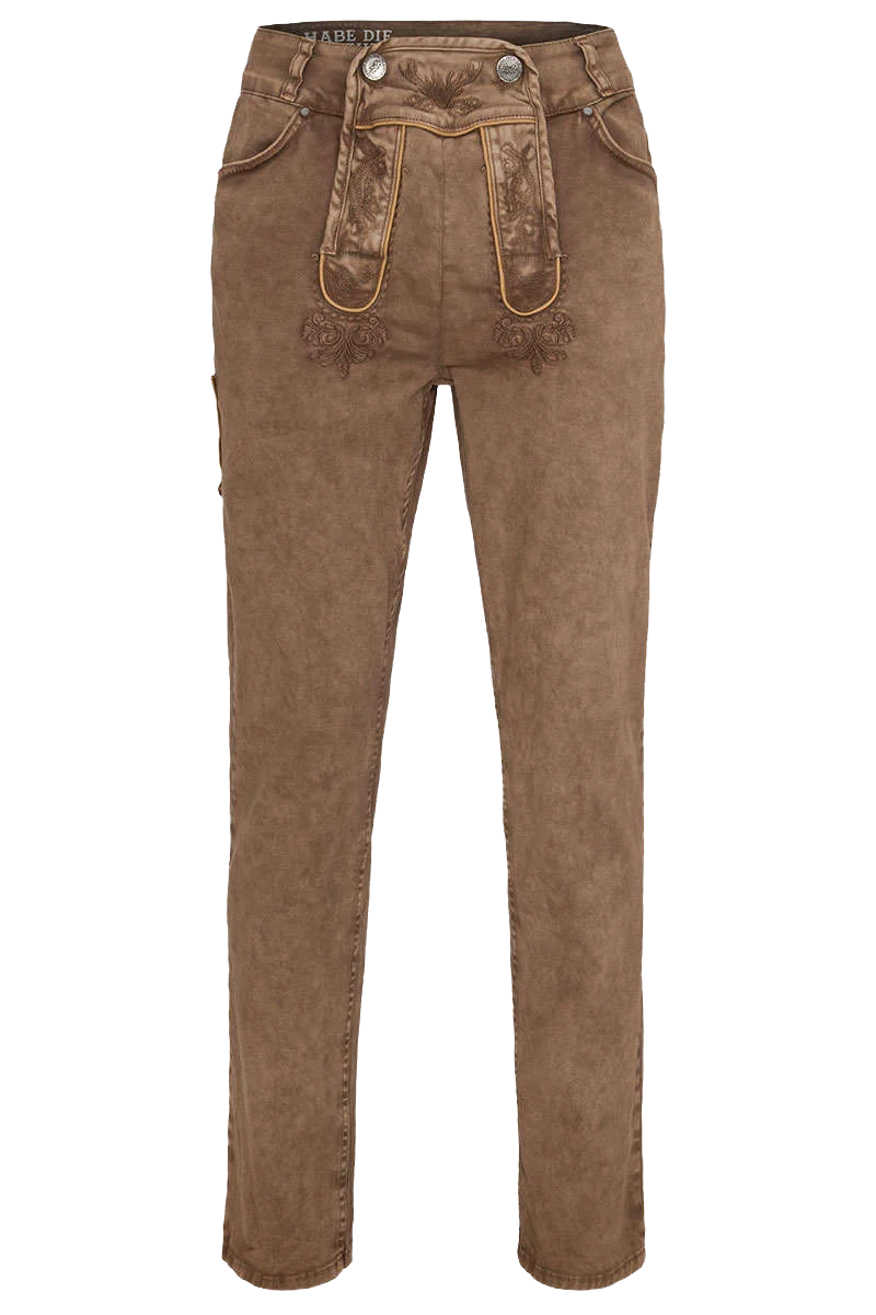 Herren Jeans 'Lederhose' lang