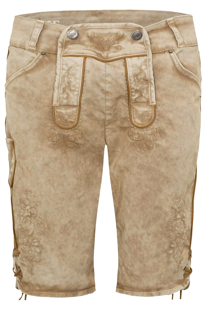 Herren Jeans 'Lederhose' kurz