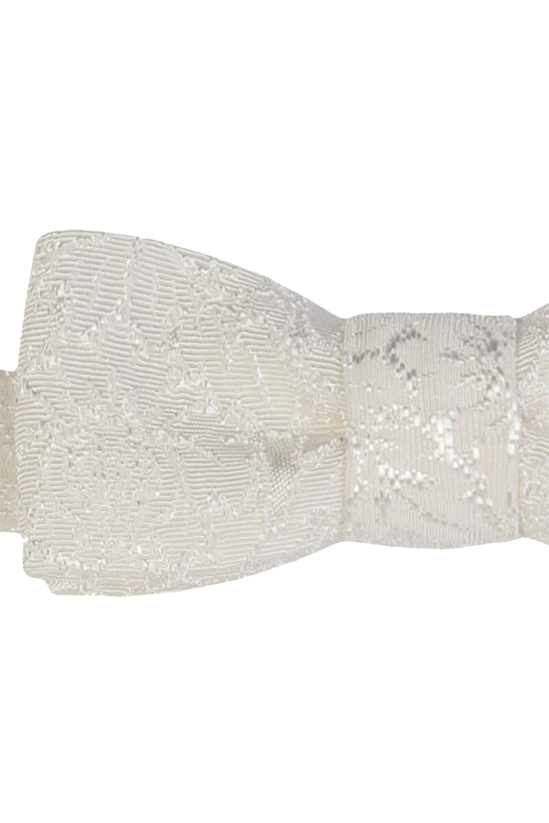 Festliche Kinder-Fliege creme