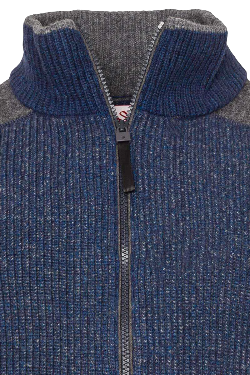 Herren Strickjacke mit Reißverschluss