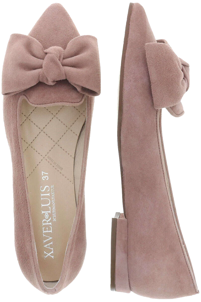 Trachten-Pumps Spitz mit Schleife